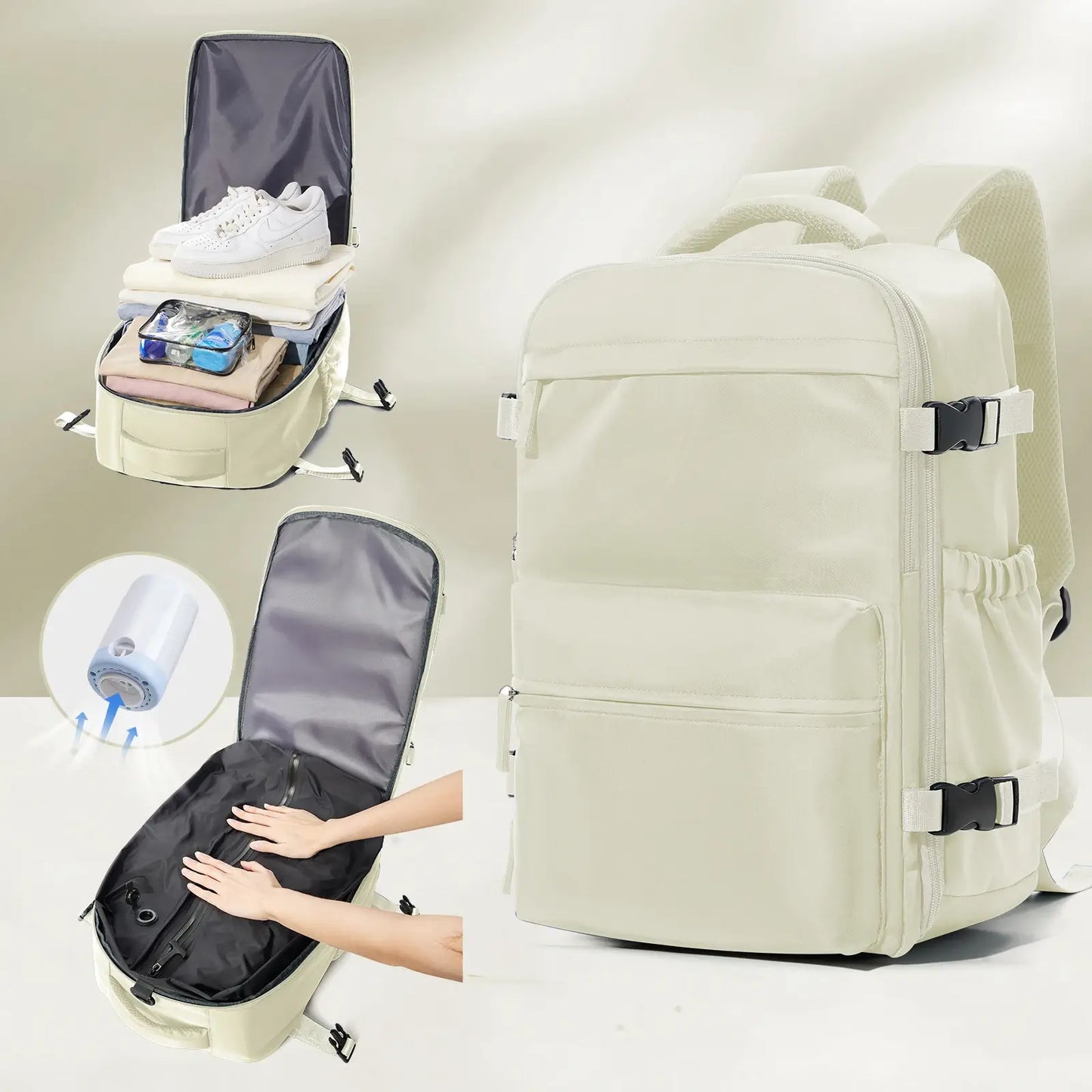 Vacuum Travel Backpack – Lightweight Convertible Bag
