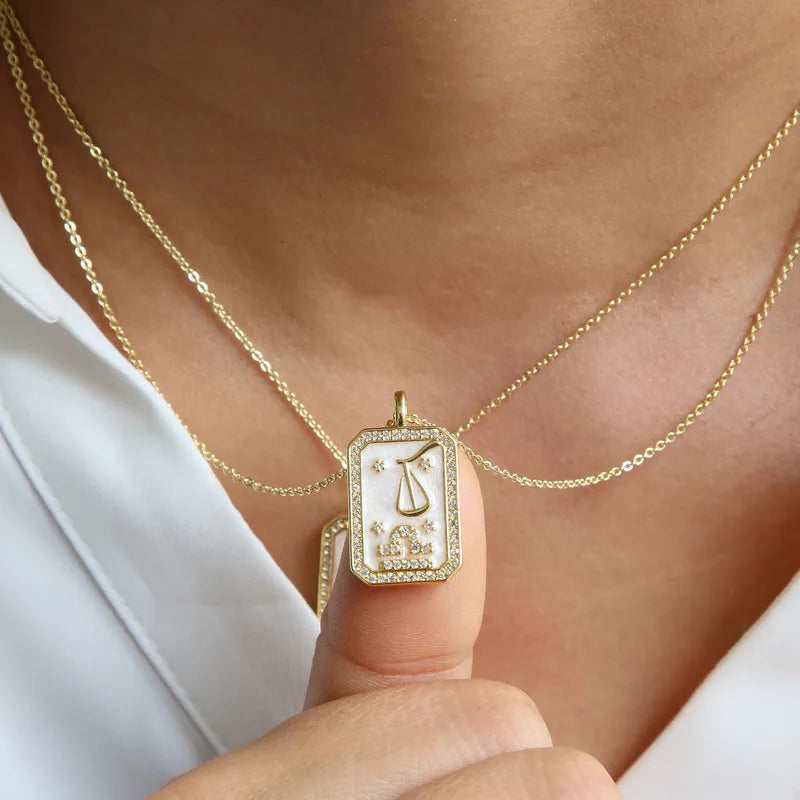 Zodiac Signs Necklace Best Friend Gift