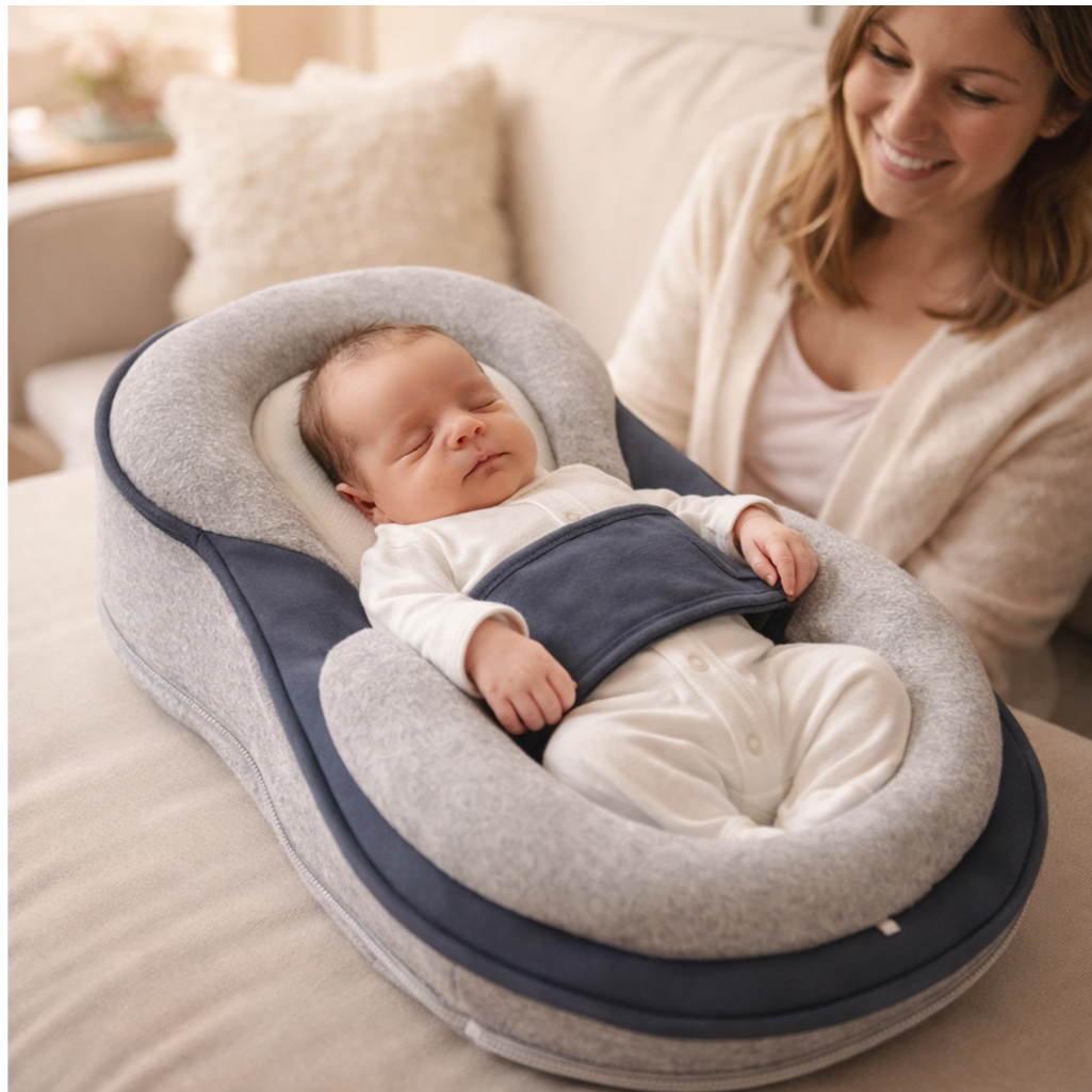 Comfort Baby Lounger for Newborns – Portable Cushion