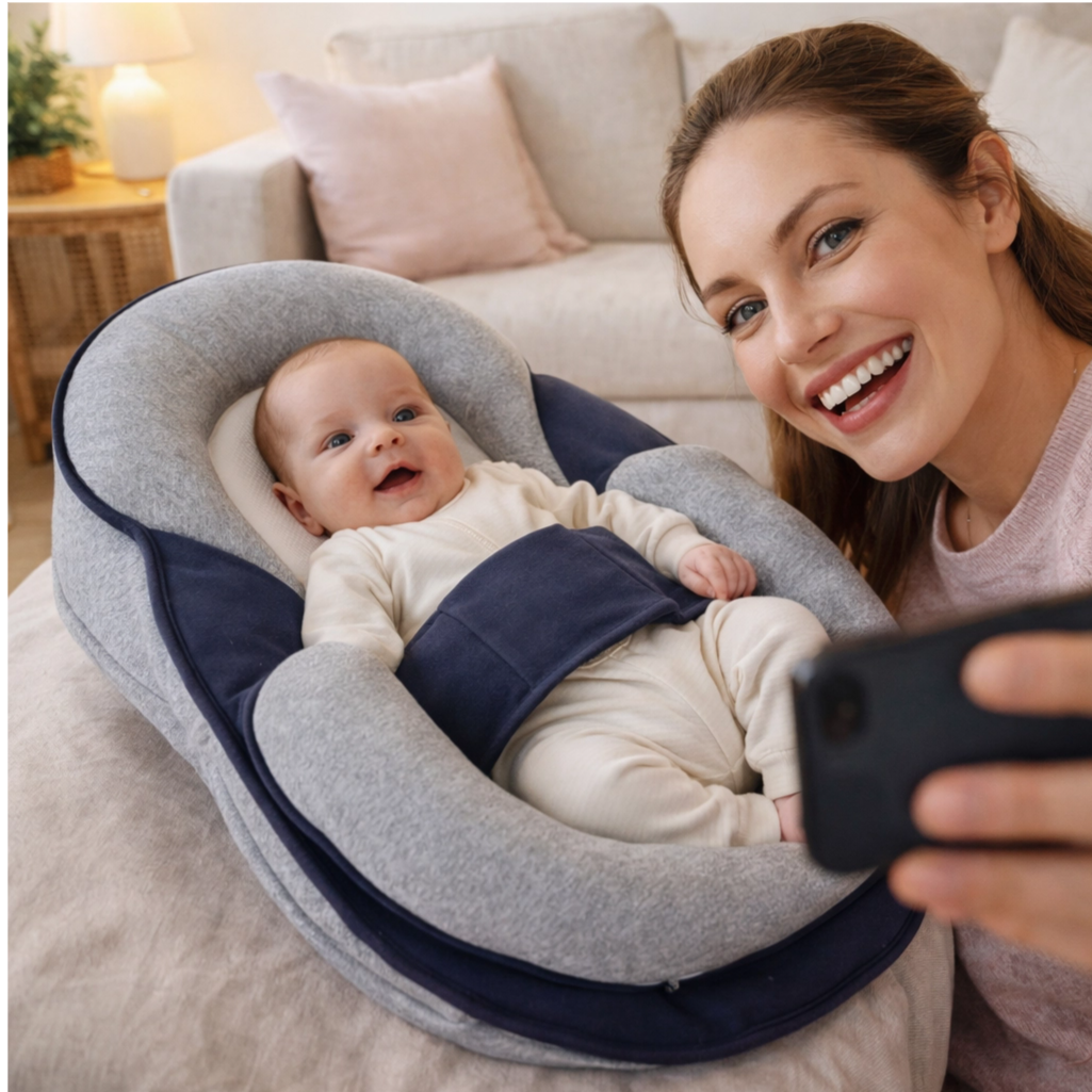 Comfort Baby Lounger for Newborns – Portable Cushion